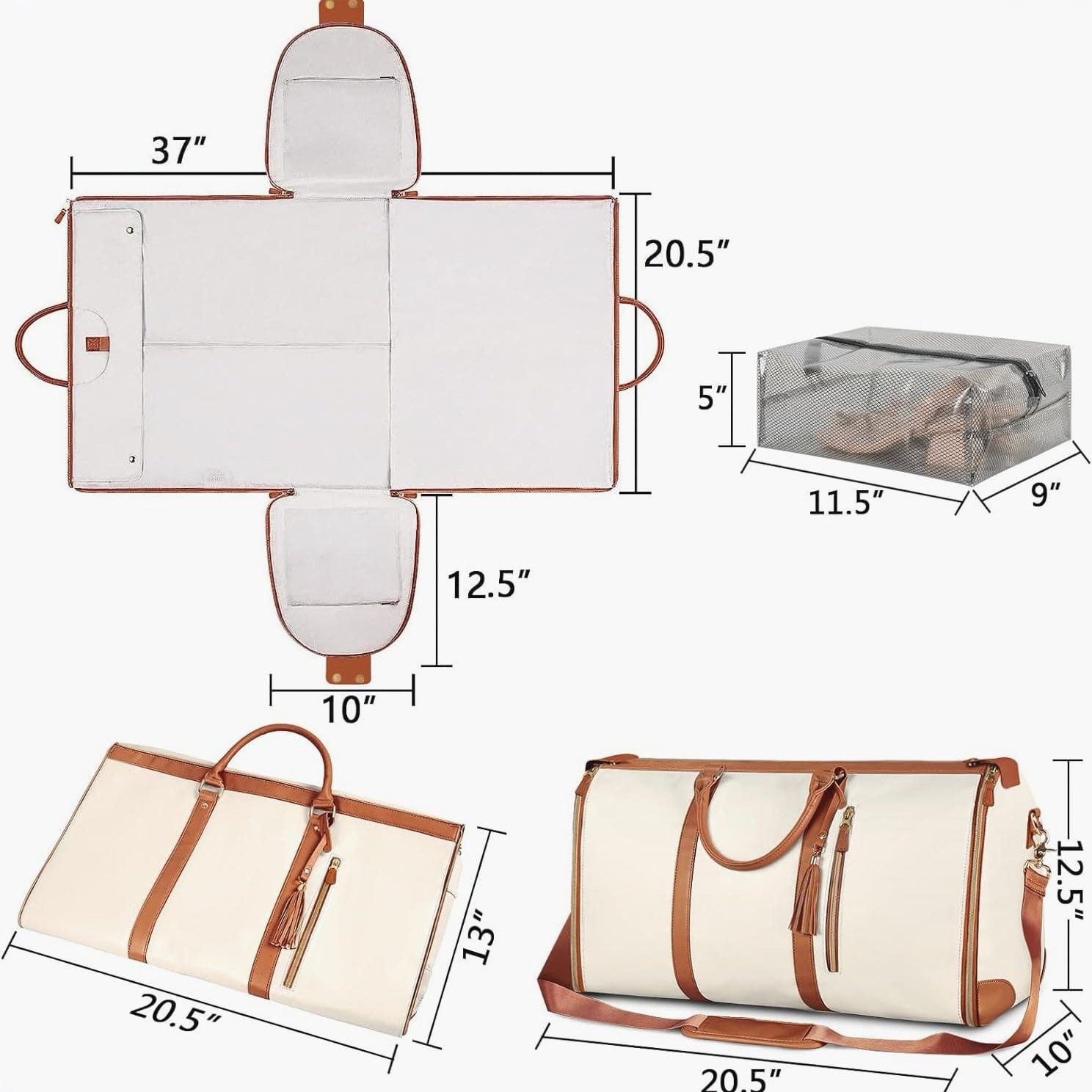 TravelEase - Foldable Travel Bag for Women