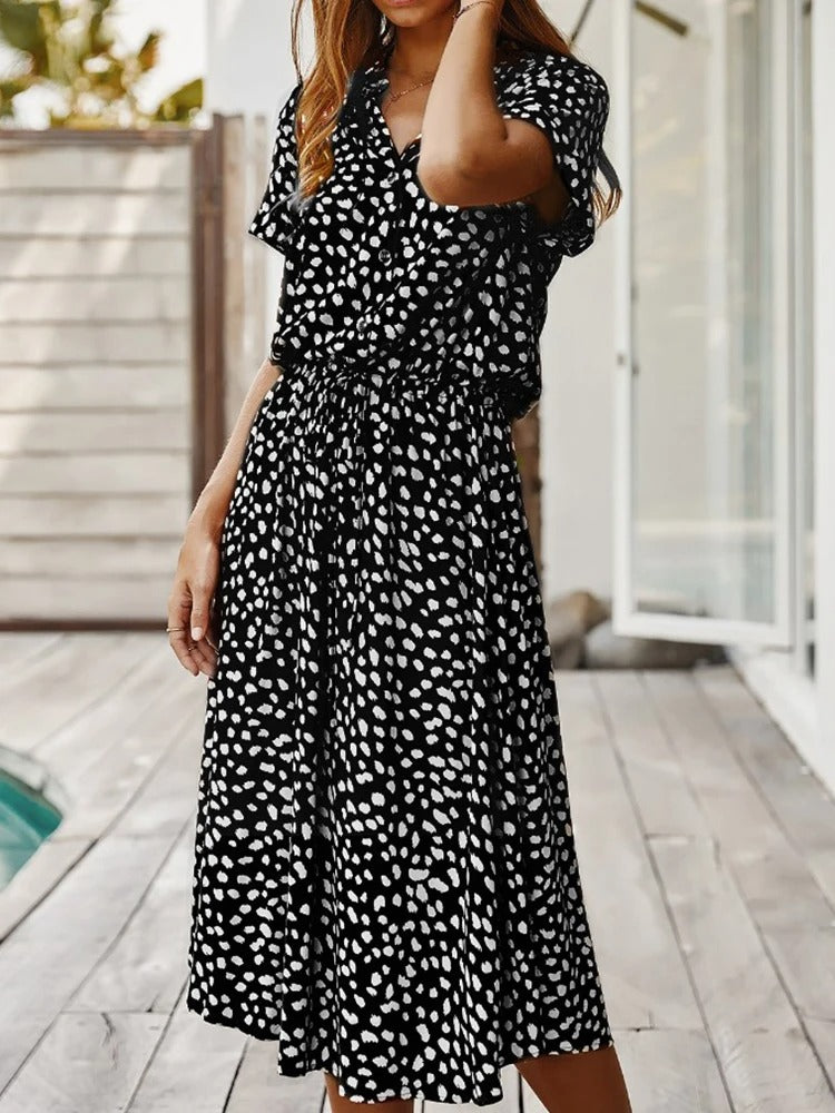 Daniella Midi Dress – Chic and Breezy for Sunny Days