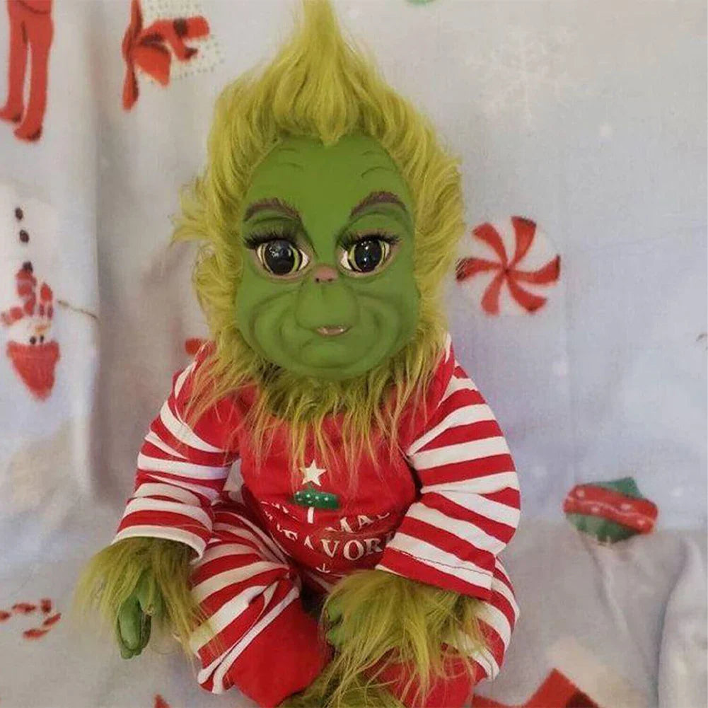 Christmas Grinch Plush Monster - For Festive Joy