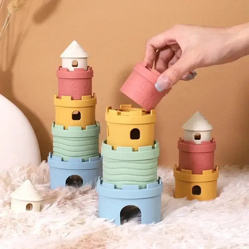 Colorful Creative Stacking Tower – For Endless Building Fun