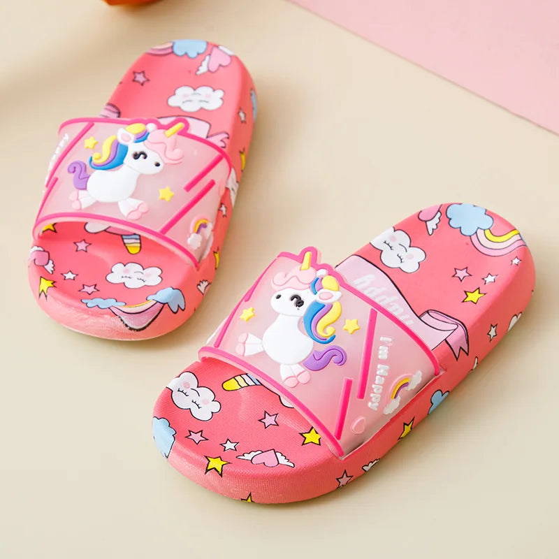 Cute Unicorn Slippers for Kids – Ideal for Indoor and Bathroom Use