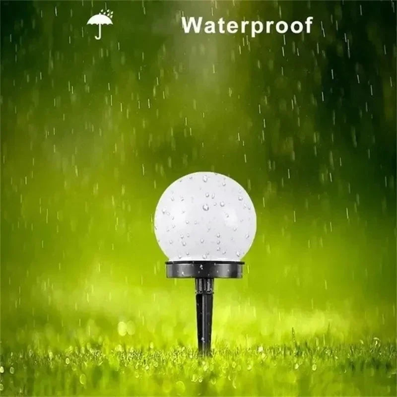 Solar Powered LED Garden Lamp - Energy Efficient and Weather Resistant for Outdoor Lighting
