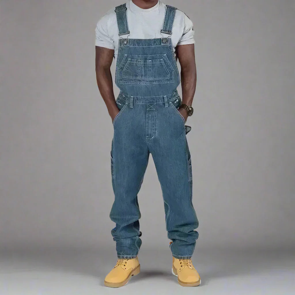 Urban Denim Dungarees – Casual and Comfortable for Men