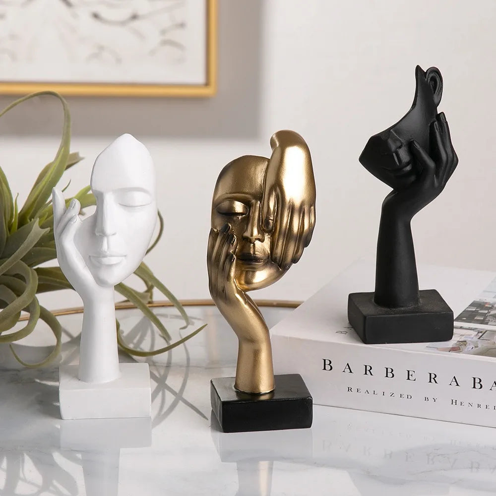 Abstract Face Sculptures - Unique and Modern