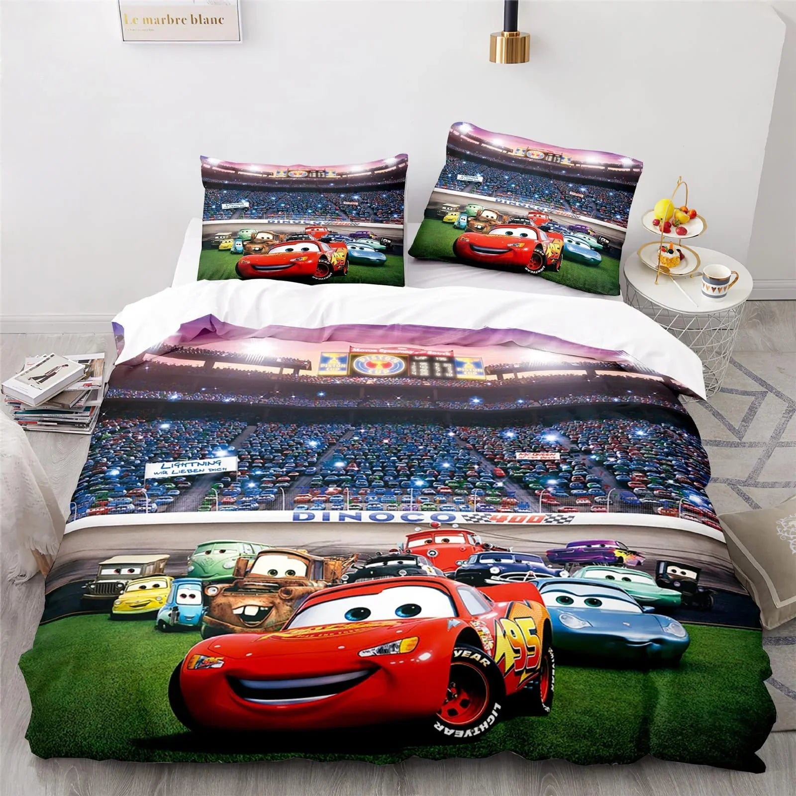 Cars Lightning McQueen Bedding Set – Fun and Comfortable Set for Kids