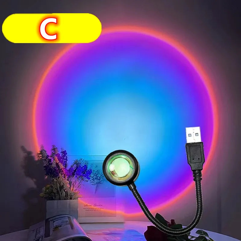 Colorful LED Night Light - Ambient Lighting for Home