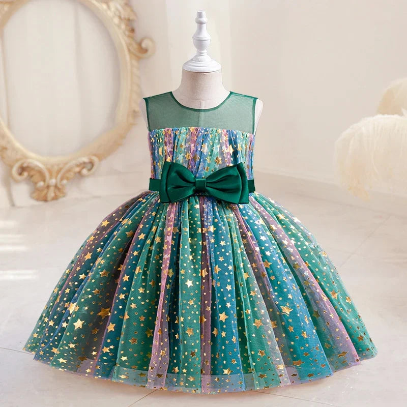 Lieveke Magical Tutu Dress - Colorful Enchanted Dress for Parties