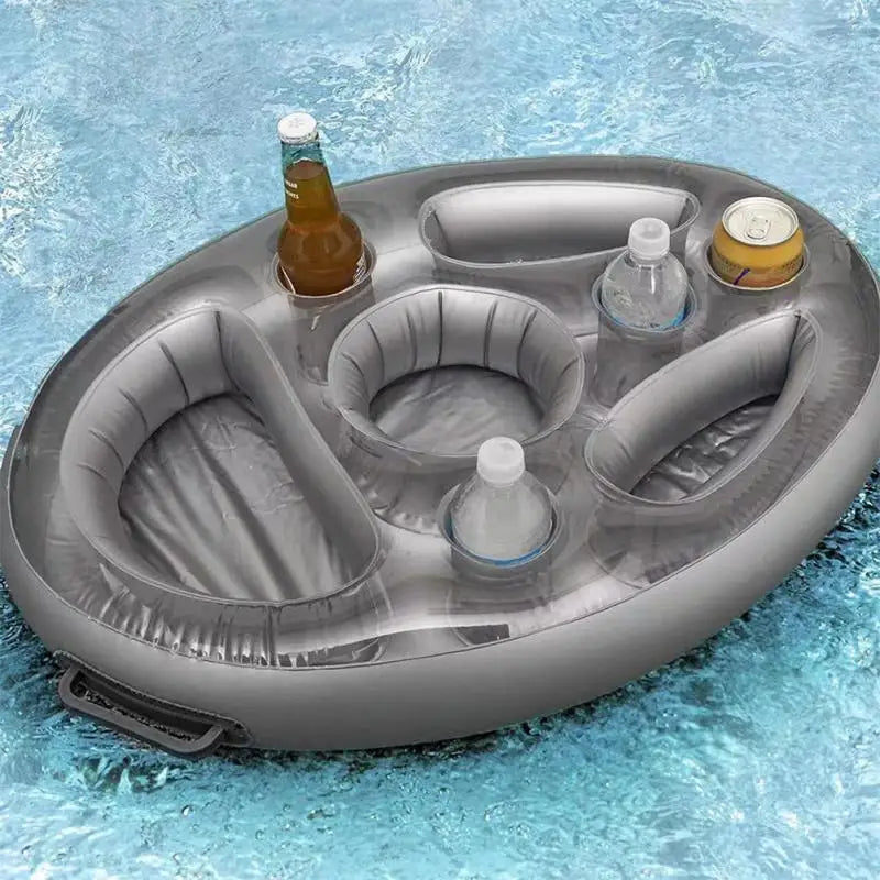 Inflatable Pool Table – Convenient for Drinks and Snacks in the Water