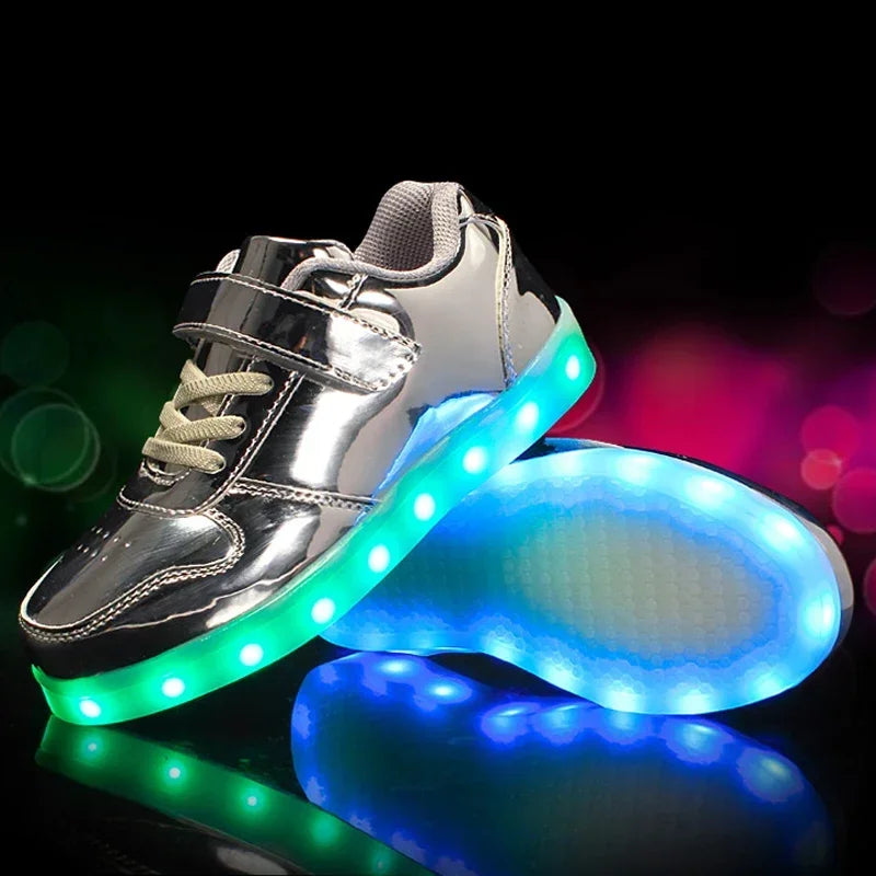 Shining Steps - LED Light-Up Shoes for Kids