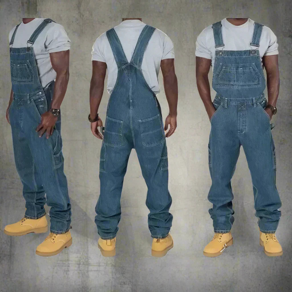 Urban Denim Dungarees – Casual and Comfortable for Men