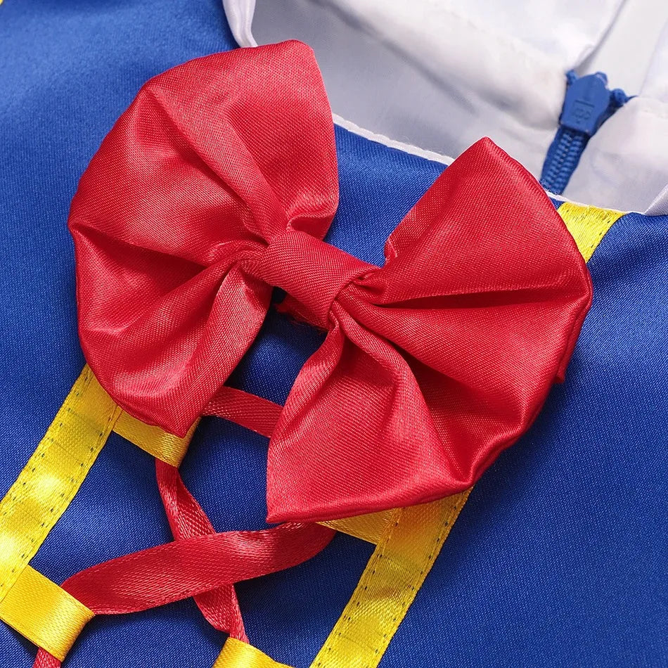 Snow White Princess Dress – With Cape, Tiara, and Magical Accessories