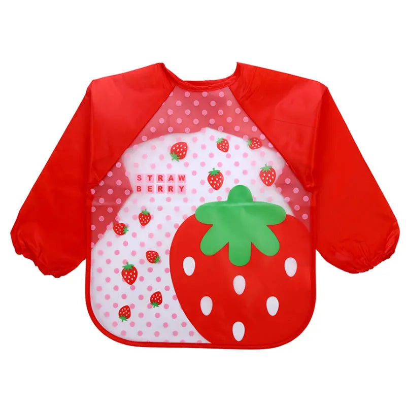 Mila Protective Children's Apron - Waterproof Long Sleeves for Eating and Painting
