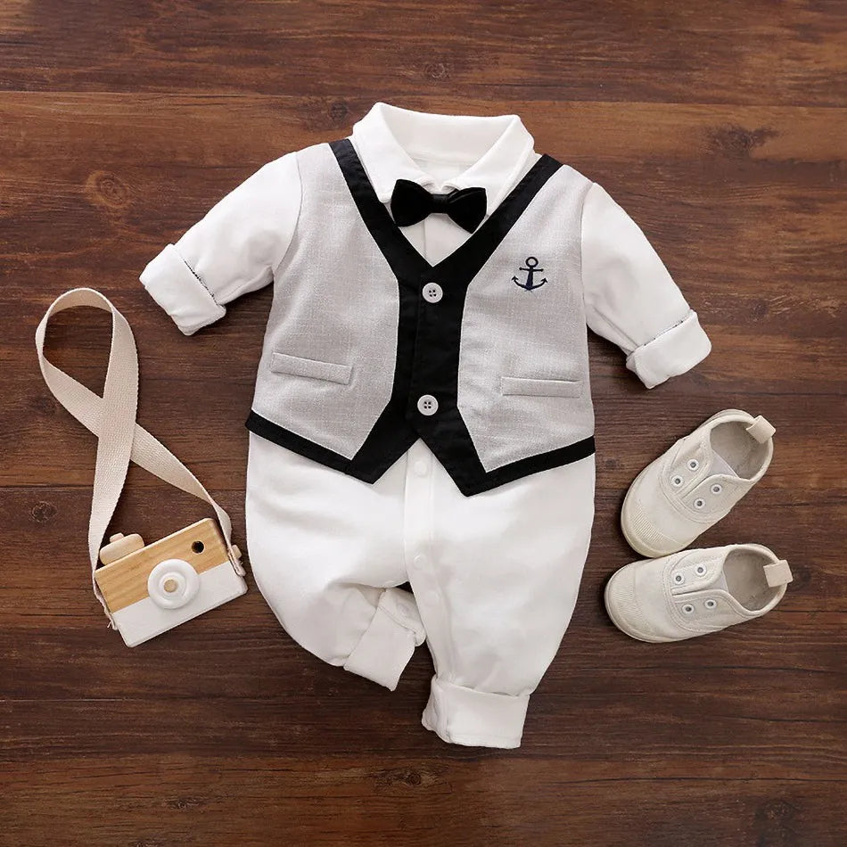 Chic Baby Tuxedo Outfit - Perfect for Parties