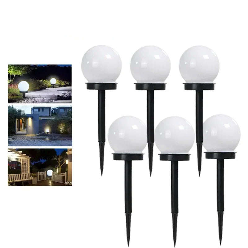 Solar Powered LED Garden Lamp - Energy Efficient and Weather Resistant for Outdoor Lighting