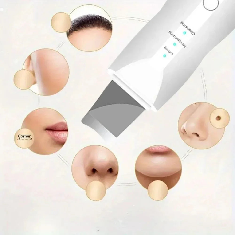 Dermaclean Ultrasonic Skin Scraper – For Deep Cleansing and Fresh Pores