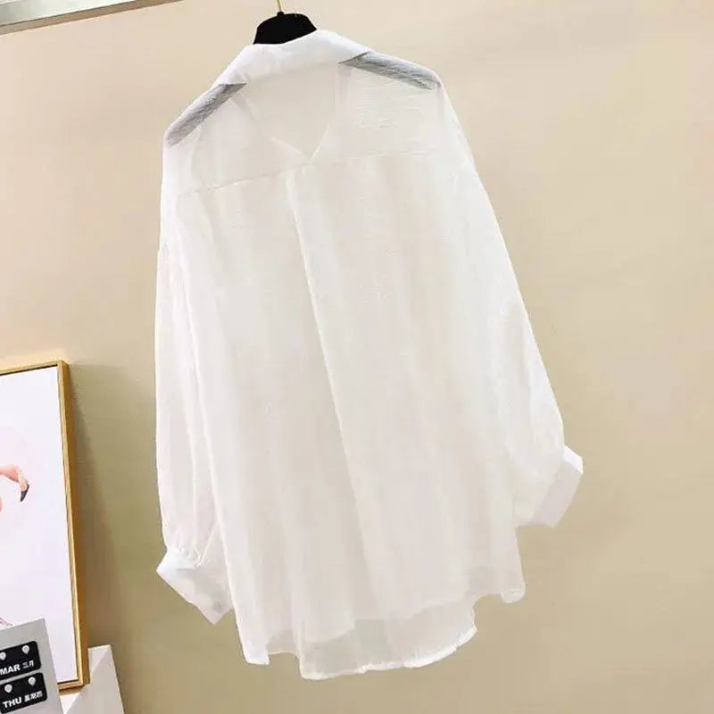Lightweight Summer Chiffon Blouse – Elegant Top for Casual Outfits