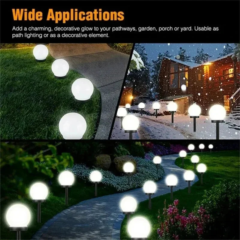 Solar Powered LED Garden Lamp - Energy Efficient and Weather Resistant for Outdoor Lighting
