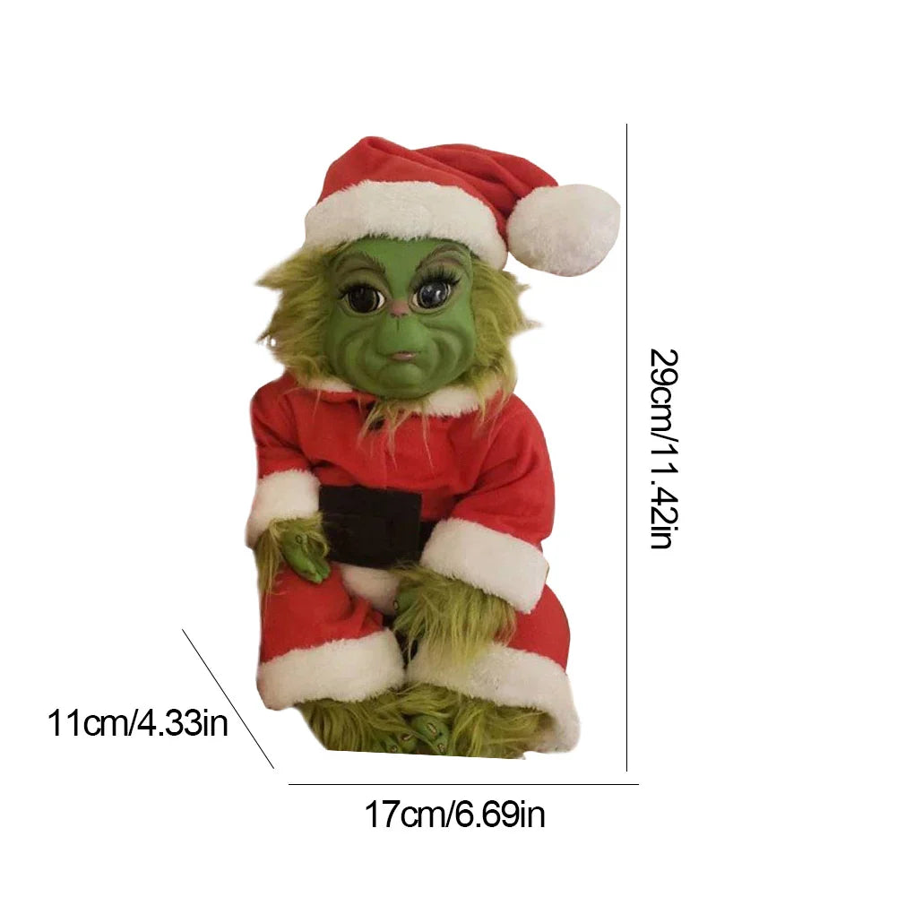 Christmas Grinch Plush Monster - For Festive Joy