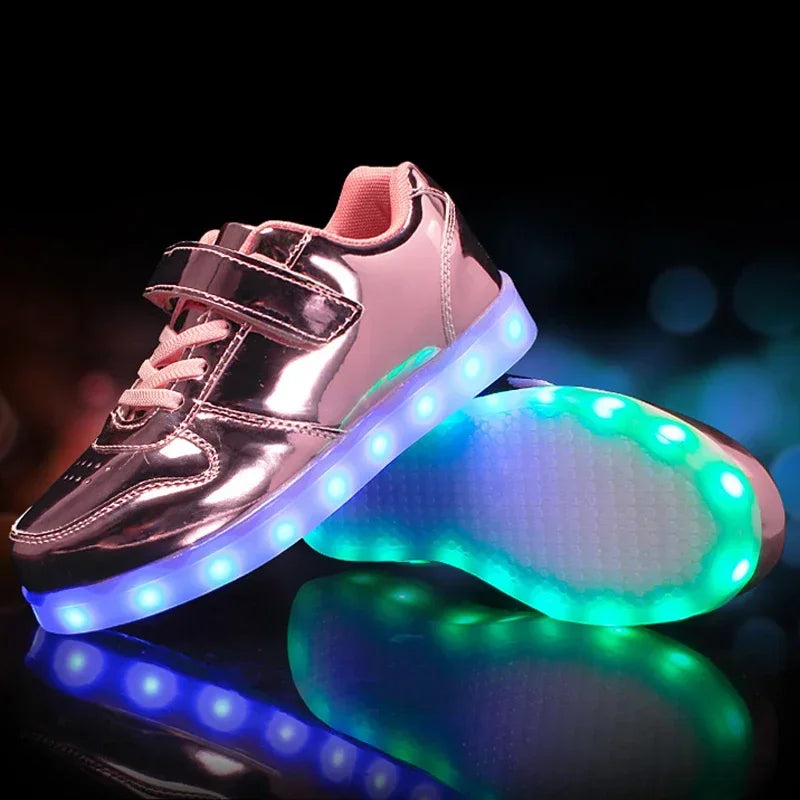 Shining Steps - LED Light-Up Shoes for Kids