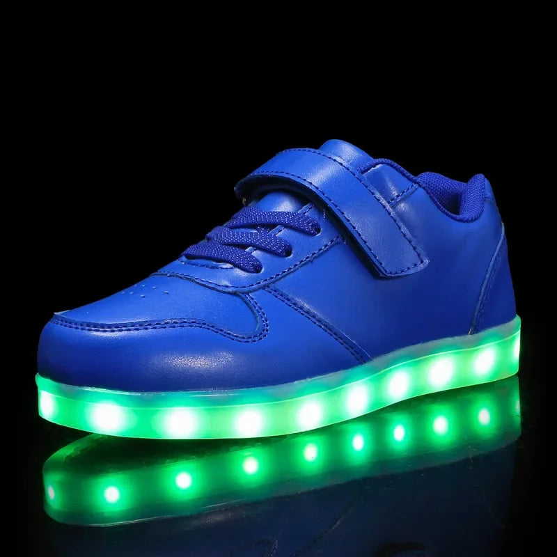 Shining Steps - LED Light-Up Shoes for Kids
