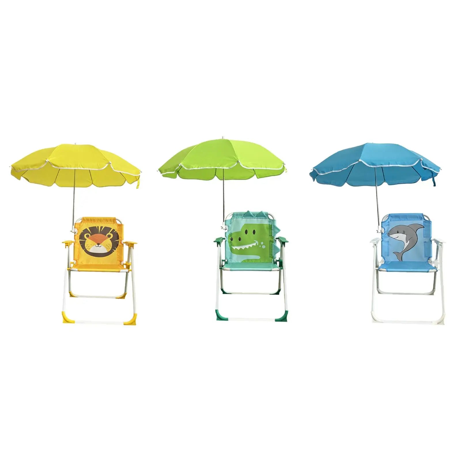 Children's Beach Chair with Sunshade - Foldable and Perfect for Camping and Garden