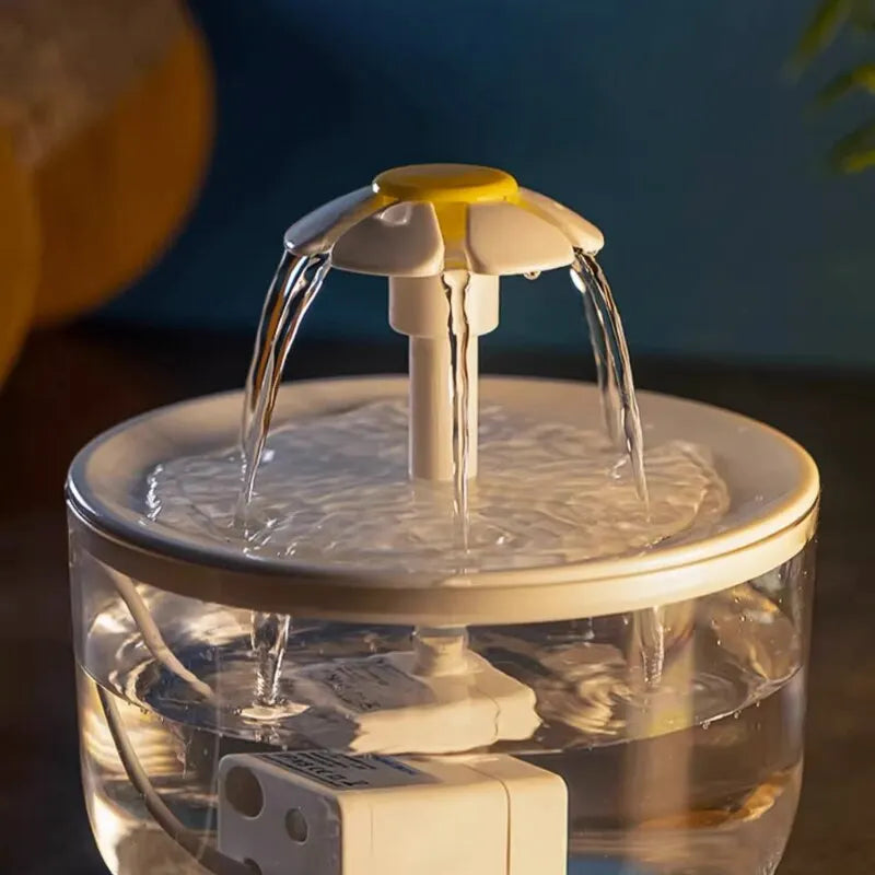 Automatic Circulating Water Fountain for Pets - Stylish and Quiet Hydration
