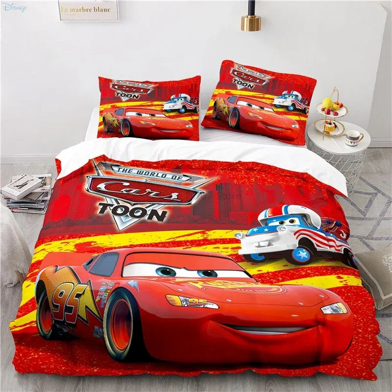 Cars Lightning McQueen Bedding Set – Fun and Comfortable Set for Kids