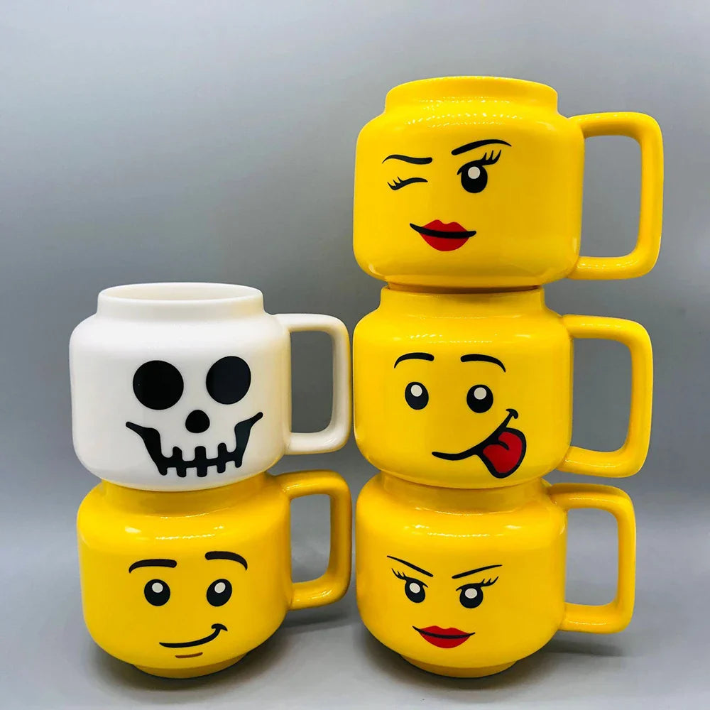 Cute Ceramic Mug - Playful Drinking Experience for Everyone