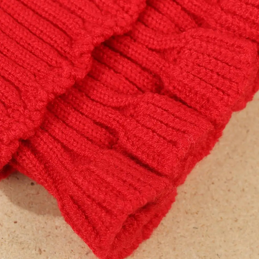 Windproof Knitted Neck Warmer – For Warmth and Protection in Winter