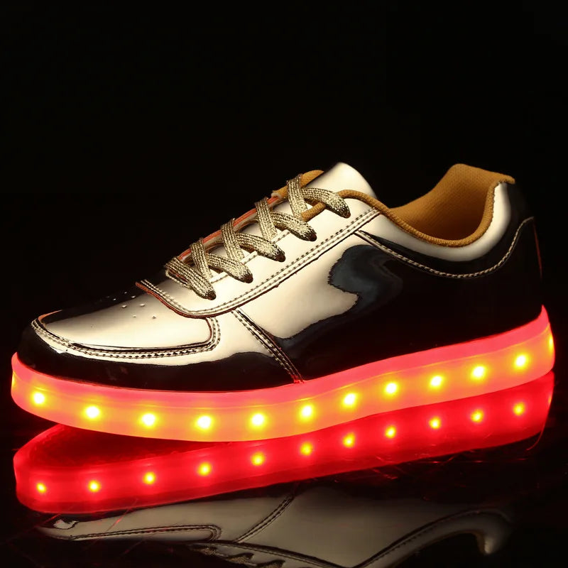 Shining Steps - LED Light-Up Shoes for Kids
