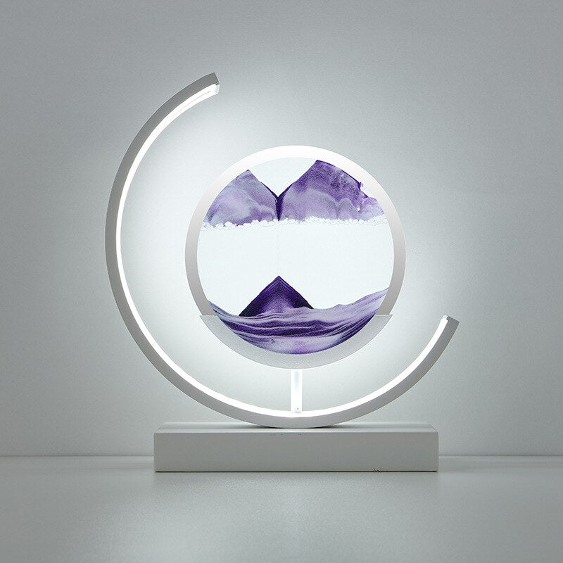 SandLight 3D Sand Table Lamp – Relaxing Design with Moving Sand