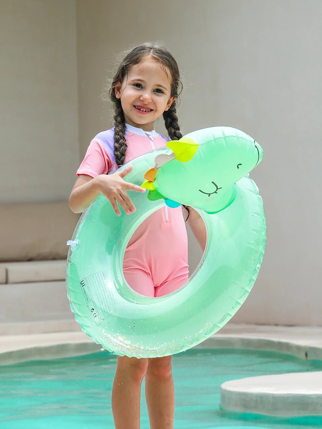 Inflatable Swim Ring for Kids – Dino Swim Ring for Summer Fun and Pool Activities