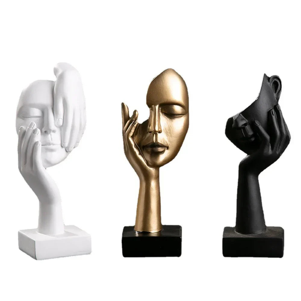 Abstract Face Sculptures - Unique and Modern