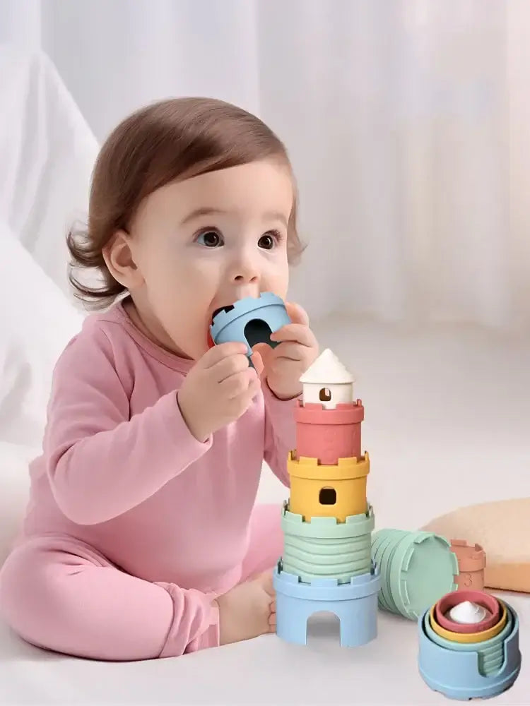Colorful Creative Stacking Tower – For Endless Building Fun