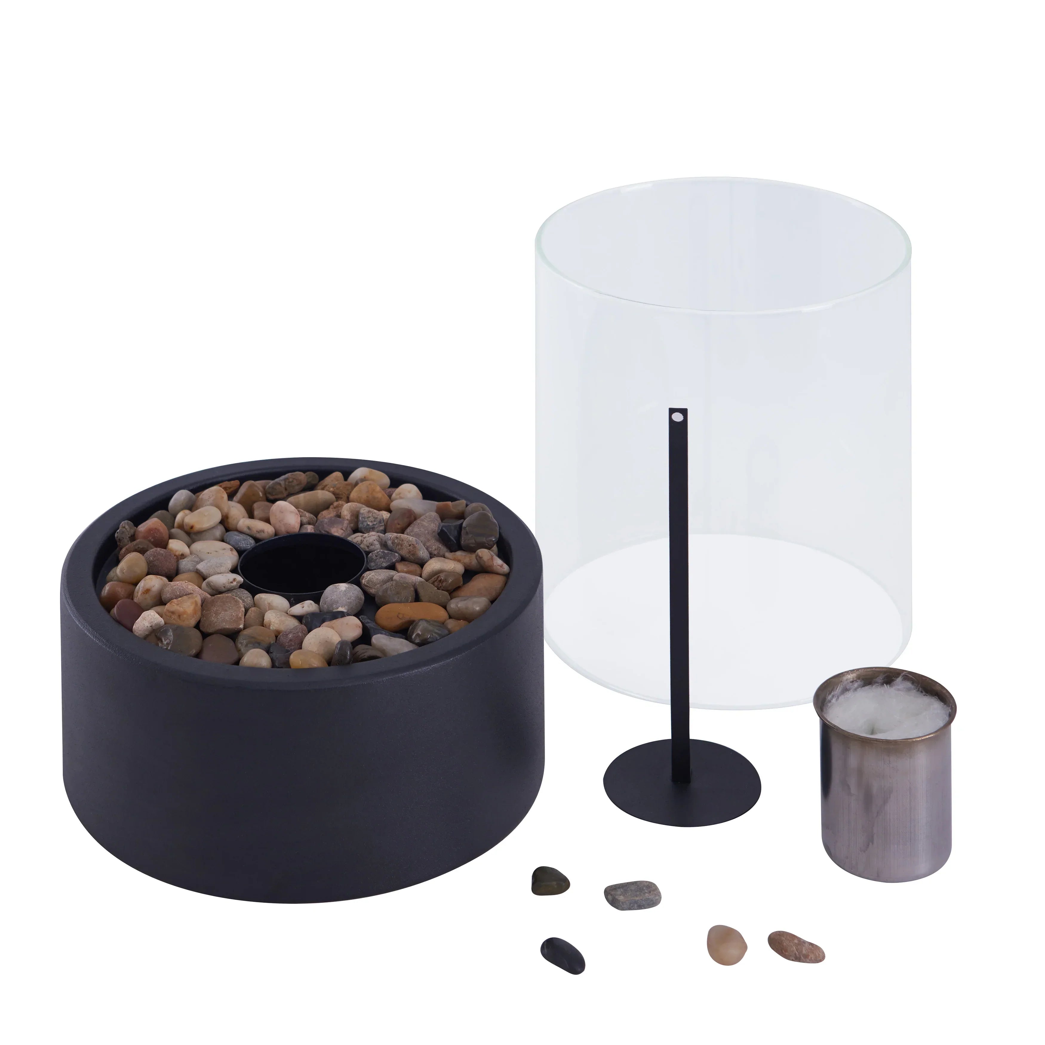 Luna Stylish Bio-Ethanol Tabletop Heater - Warmth and Atmosphere