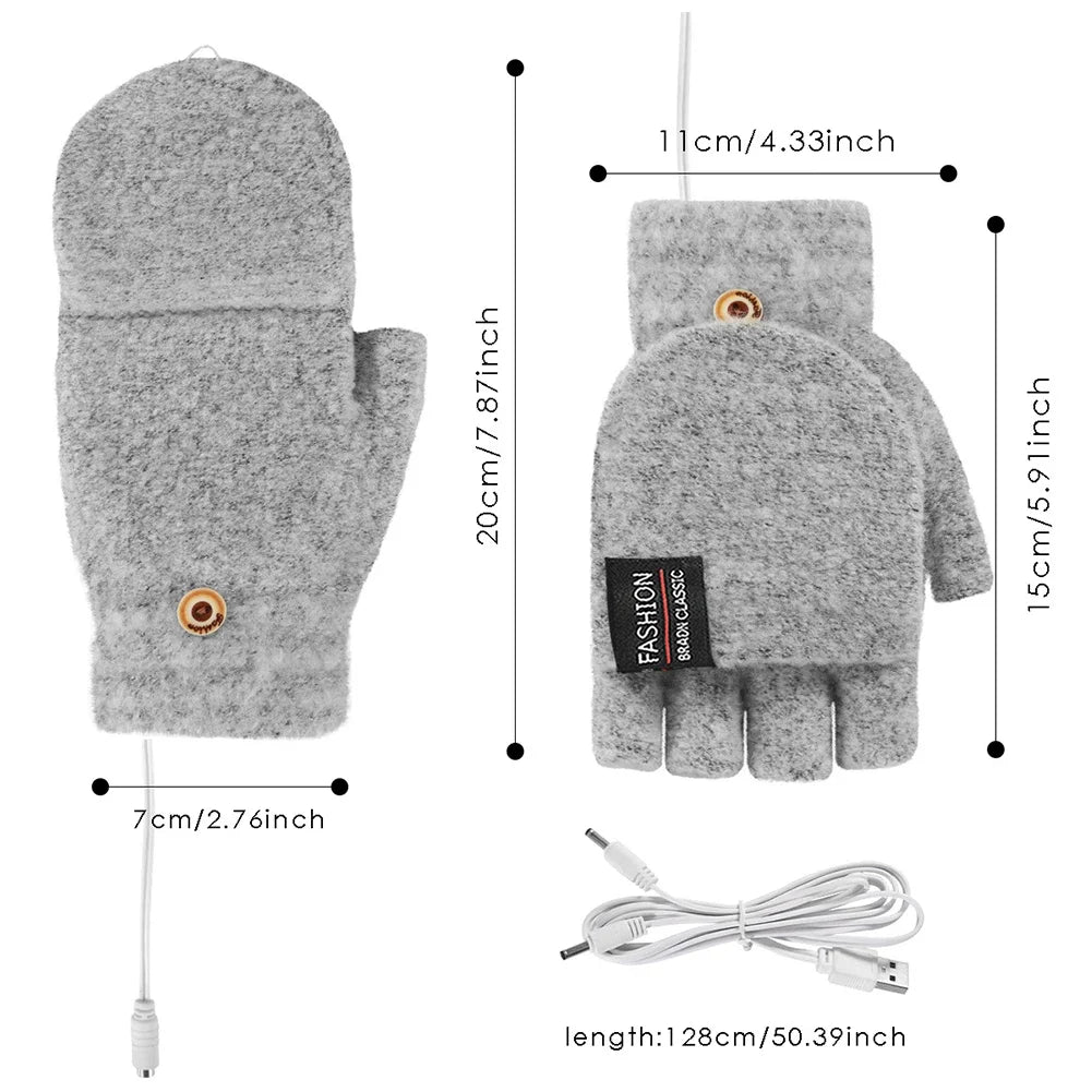 USB Heated Gloves – Always Warm Hands in Winter
