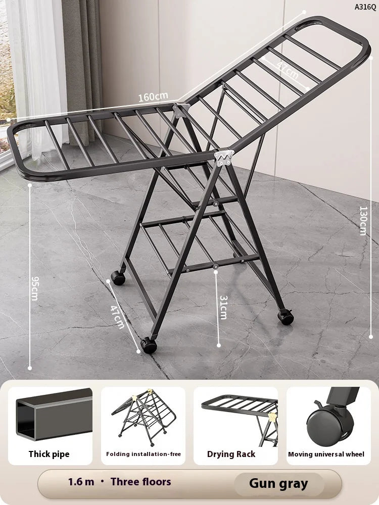 Slim Drying Rack - For an efficient and space-saving laundry routine
