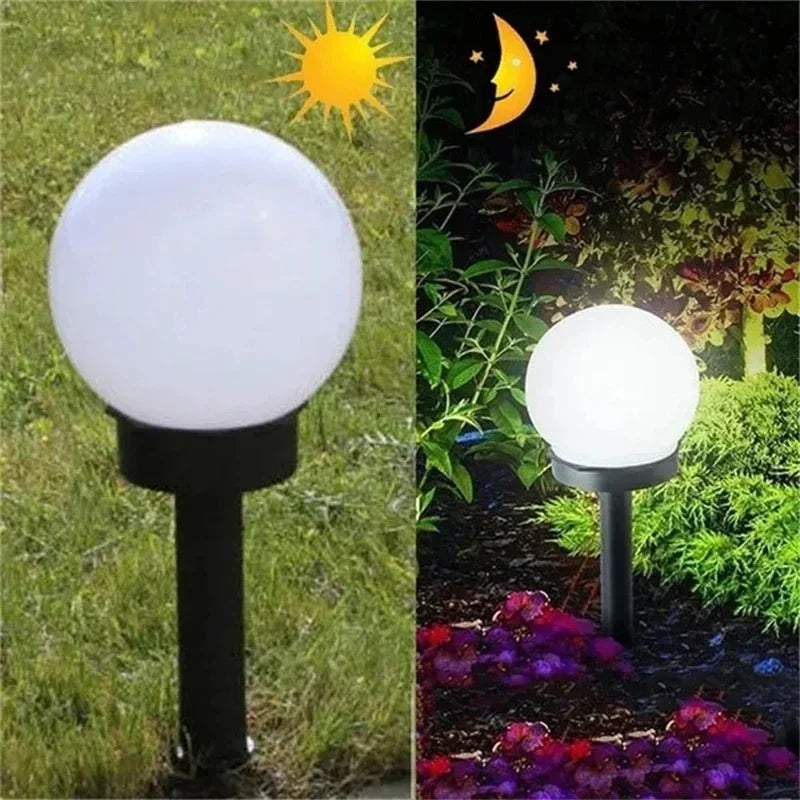 Solar Powered LED Garden Lamp - Energy Efficient and Weather Resistant for Outdoor Lighting