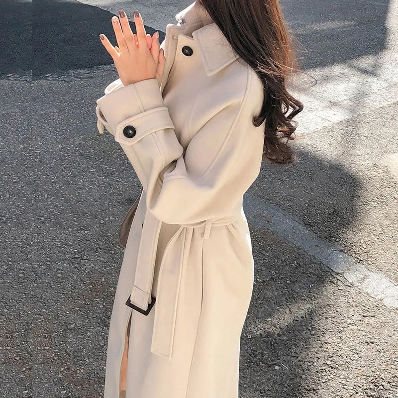 Elegant Long Coat - Stylish and Comfortable