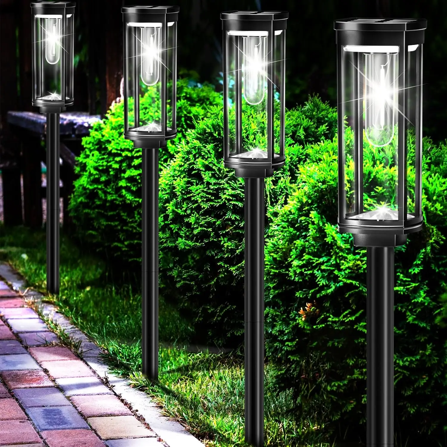 EcoGlow Solar Lantern – Weather-Resistant Outdoor Lighting with Warm LED Light