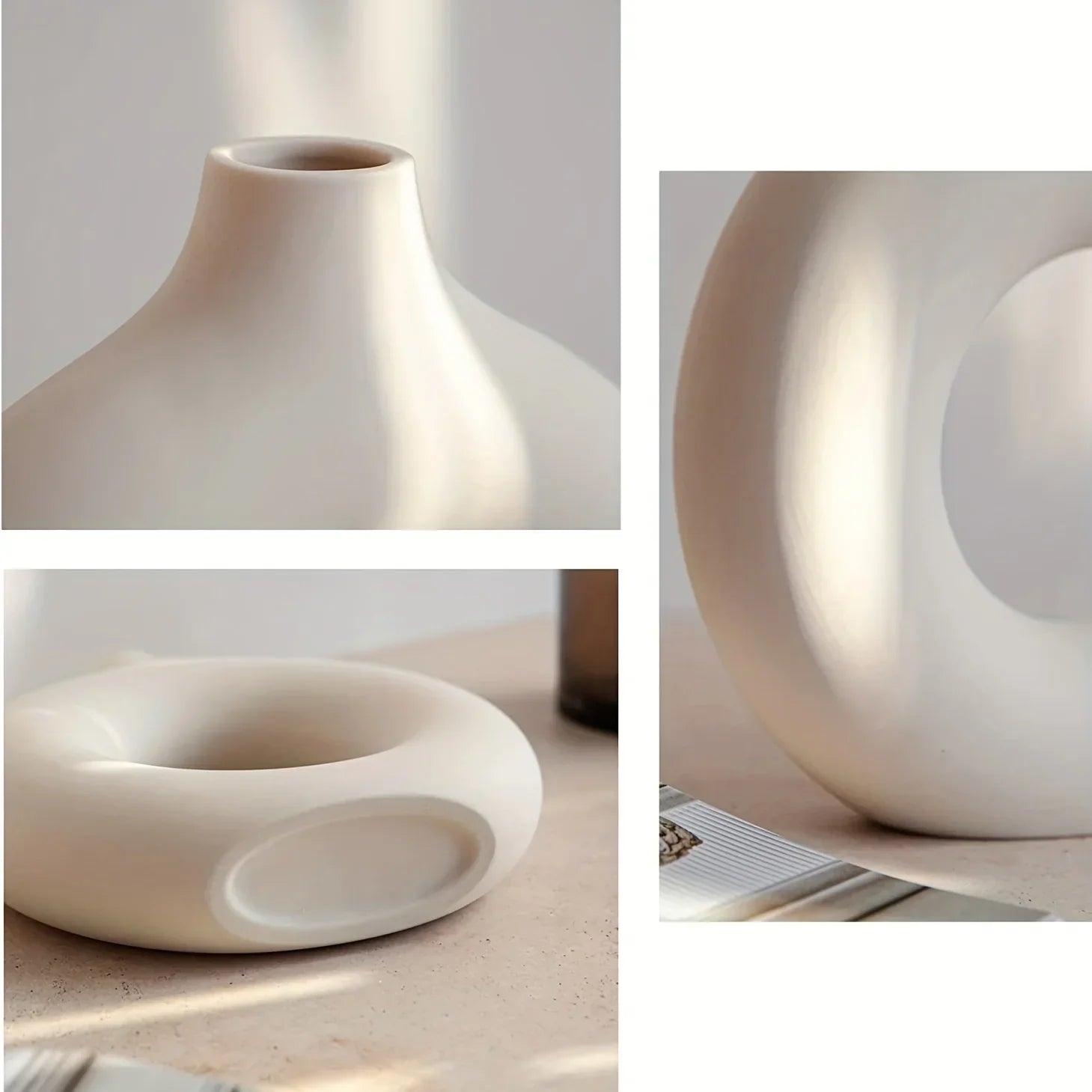 Organic Vase Set - Rustic and Modern