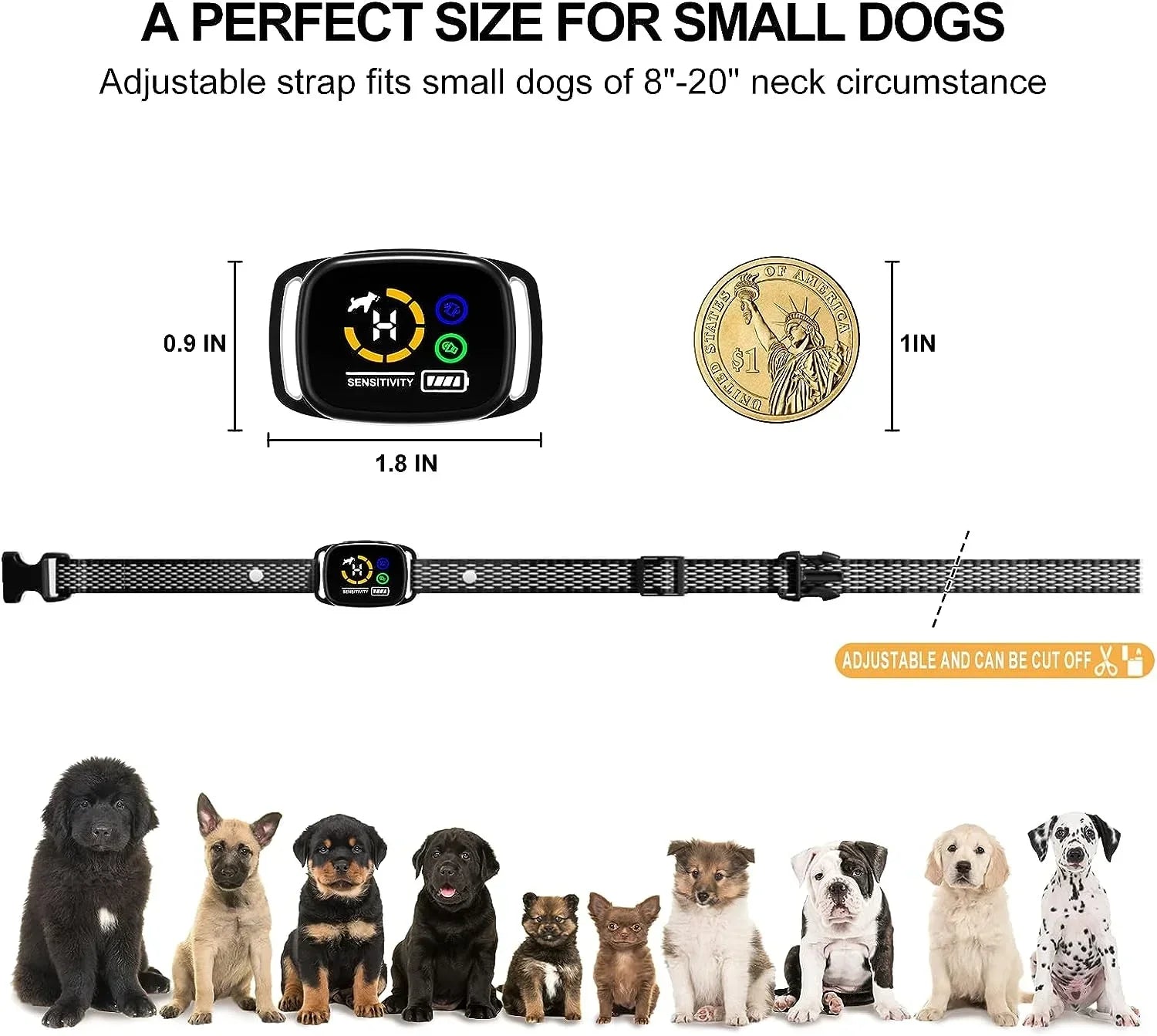 Bark Control Smart Collar - Rust for Your Dog