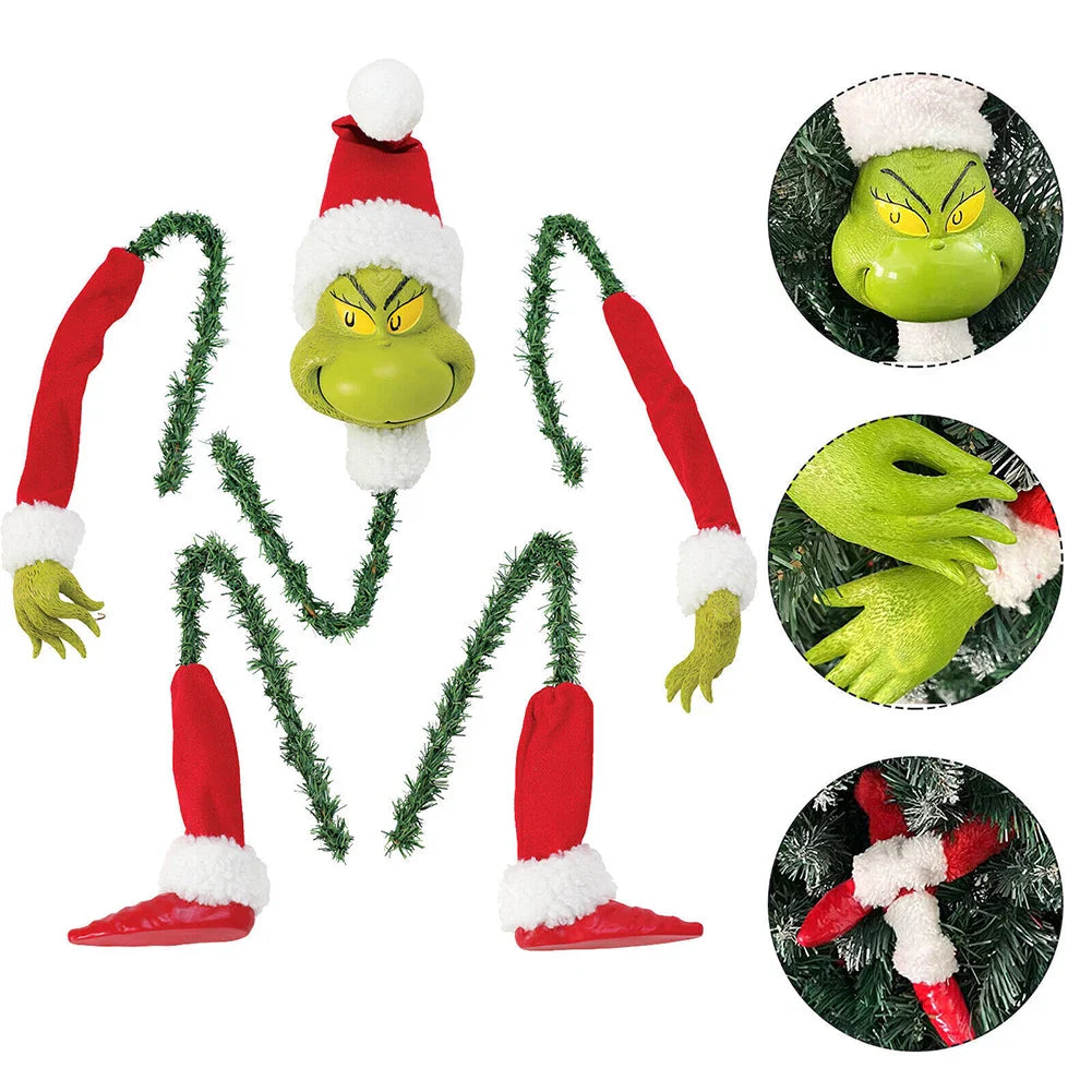 Grinch Christmas Decoration Doll - For Creative Holiday Joy