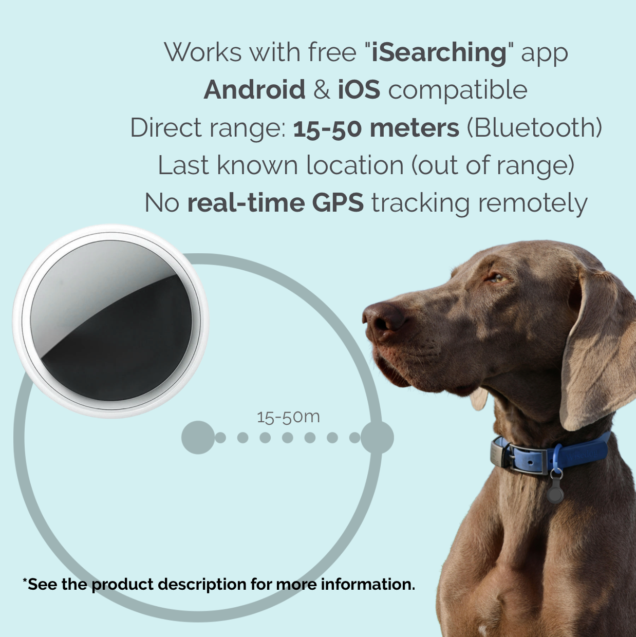 TrackMate Pet Finder – Bluetooth Anti-Loss Tracker for Pets and Belongings