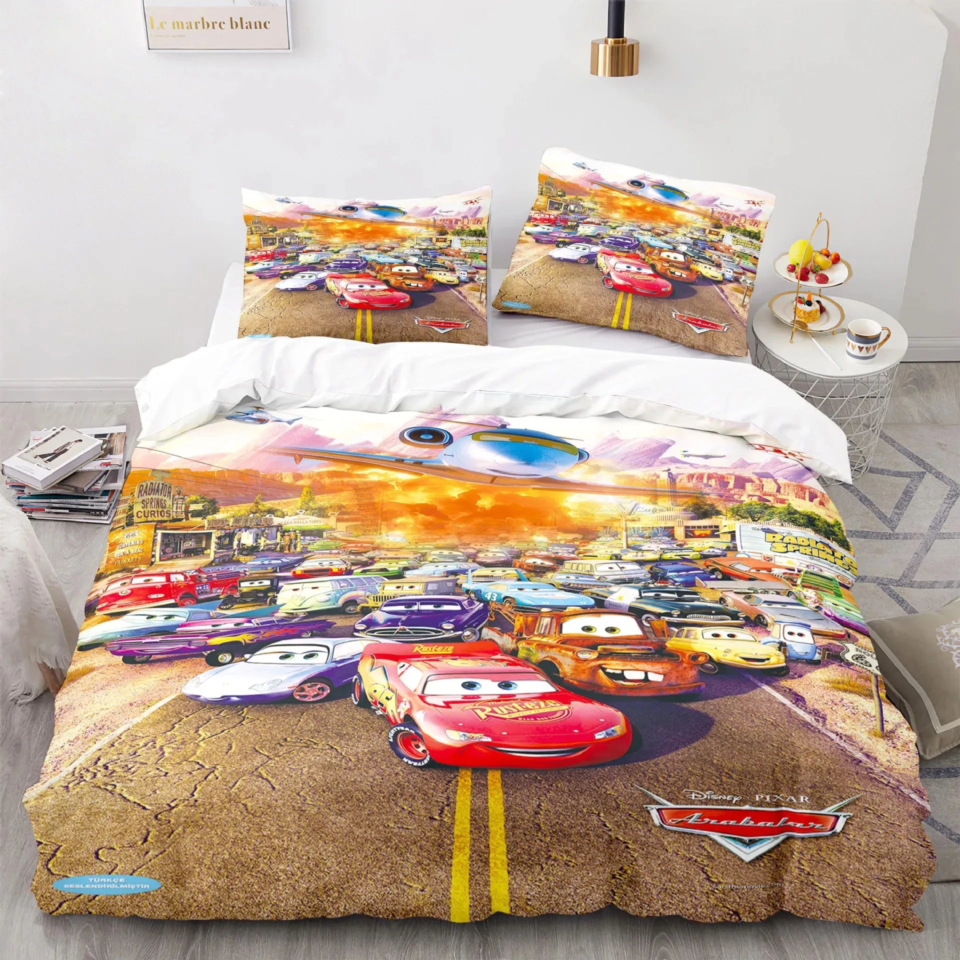 Cars Lightning McQueen Bedding Set – Fun and Comfortable Set for Kids