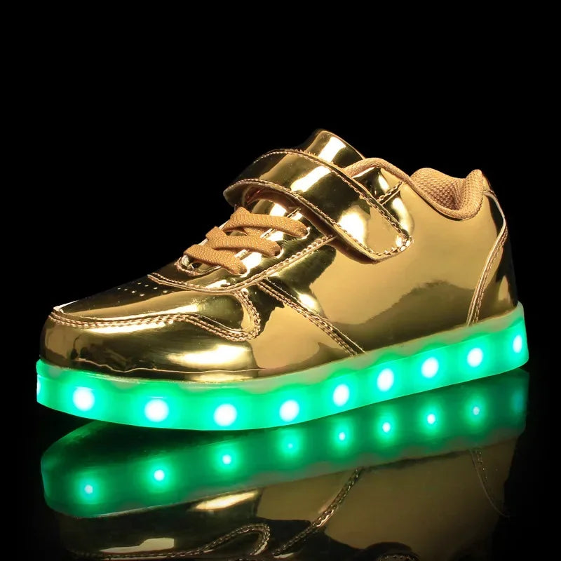 Shining Steps - LED Light-Up Shoes for Kids