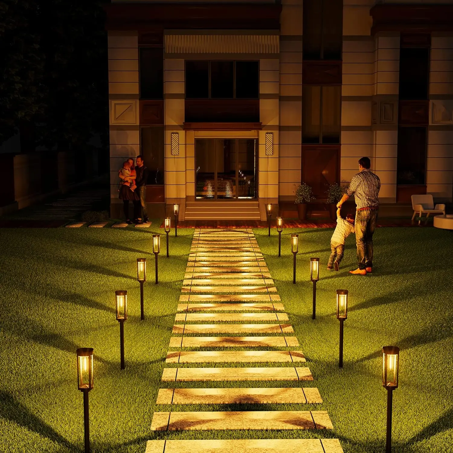 EcoGlow Solar Lantern – Weather-Resistant Outdoor Lighting with Warm LED Light