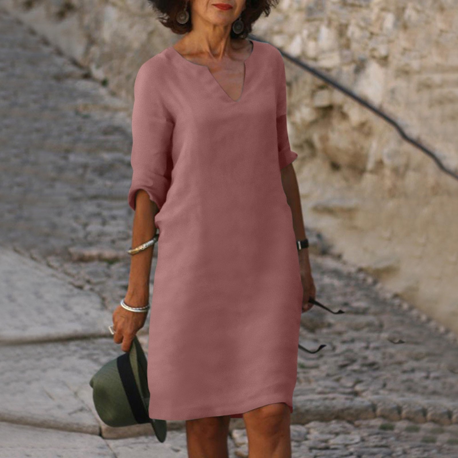Comfortable Linen Summer Dress for Women – Elegant and Fresh