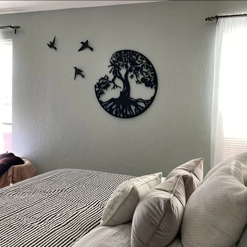 Tree of Life Wall Decoration with Birds – Natural Balance and Freedom