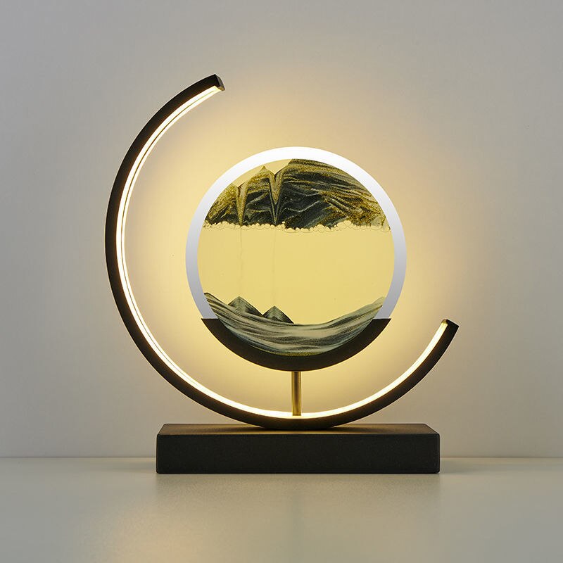 SandLight 3D Sand Table Lamp – Relaxing Design with Moving Sand